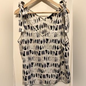 Banana Republic tie shoulder tank XL EUC